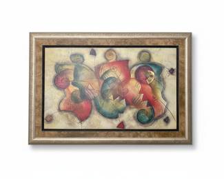 Eric Waugh Abstract Figurative Print