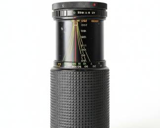 Canon AE-1 Program 1984 Olympic Games Edition 35mm Film Camera with Speedlite 188A Flash and Kalimar 70-210mm f/4 Macro Zoom Lens