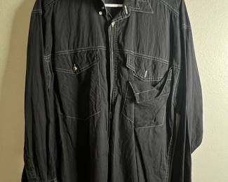 Versace Classic V2 Black Button-Up Shirt