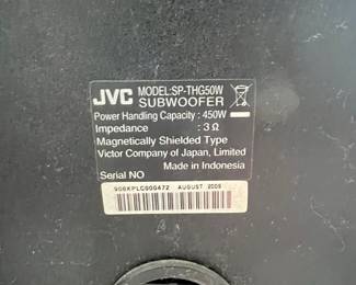 JVC TH-G51 5.1 Channel Home Theater Speaker System