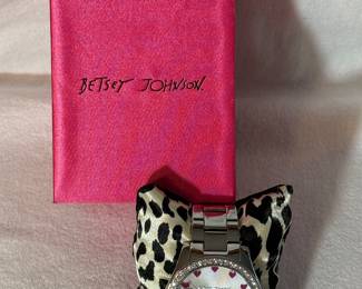 Betsy Johnson watch with original box