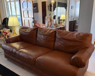 Leather sofa