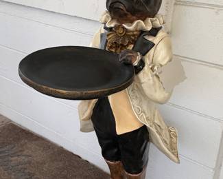 Vintage Waiter Bulldog Butler