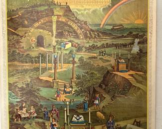 “From Darkness To Light - I Am That I Am” Masonic Poster