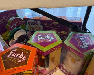 Furby plush toys in original packaging