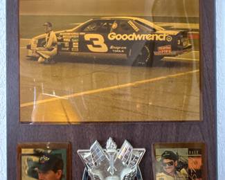 Dale Earnhardt photo plaque