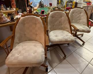 3 rolling chairs (as found)