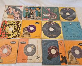 Vintage 1950s–60s Japanese Import 45s w/ Picture Sleeves