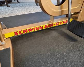 Vintage Schwinn Gold AirDyne Dual Action Exercise Bike second image