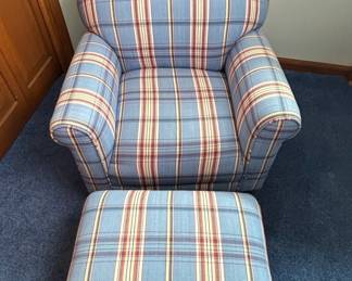 Smith Brothers of Berne Armchair and Ottoman Set