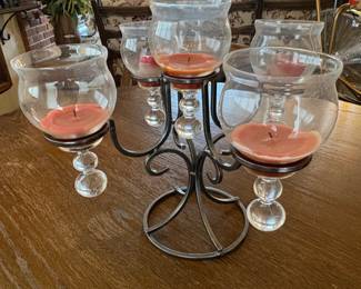 Vintage Oak Pedestal Dining Table with Four Leather Upholstered Barrel Chairs fourth image