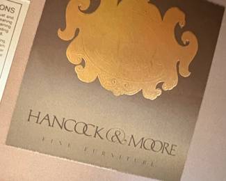 Hancock  Moore Wingback Chair and Ottoman Set second image