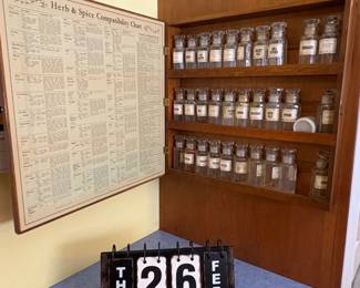 Vintage Three Mountaineers Inc. Herbs  Spices Wall Cabinet third image