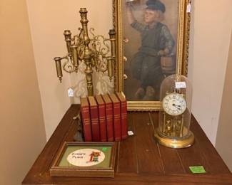 Barley twist table, Dutchboy paints painting, and more