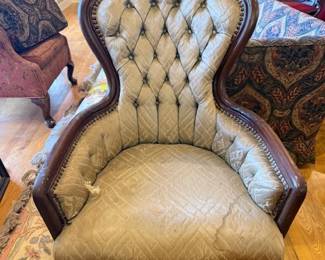 Victorian-style armchair 