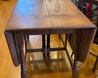 Antique drop-leaf table 