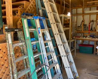 Several ladders