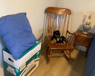 Brand, new bed, topper, rocking chair, and more
