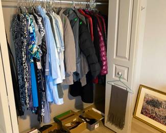 Individually priced clothing and shoes