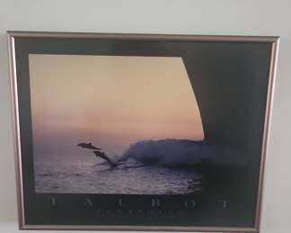 Bob Talbot "Dolphin Wave" Portfolio Print