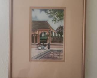 Watercolor Painting of Cafe Du Monde, New Orleans