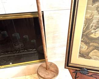 Antique butter churn