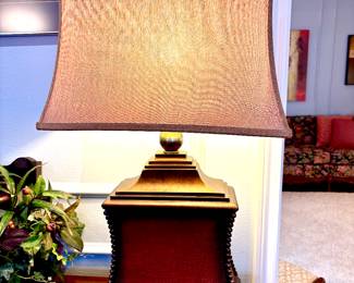 Uttermost Pavia aged red lamp