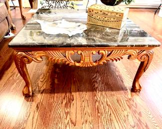Matching large square coffee table