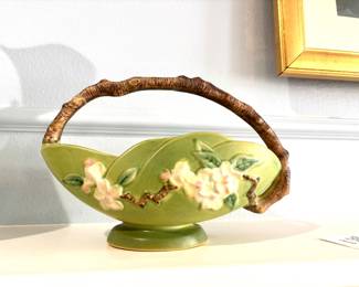 Vintage Roseville Apple Blossom pottery