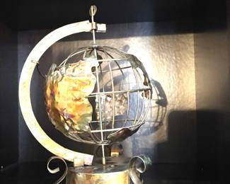 Metal globe