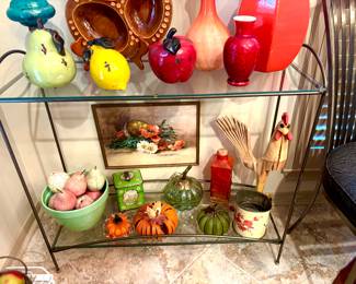 MCM metal/glass table