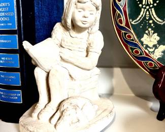 Vintage Austin sculpture book end 