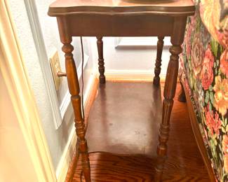 Vintage narrow side table