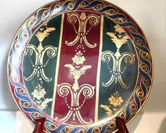 Matching decorative plate