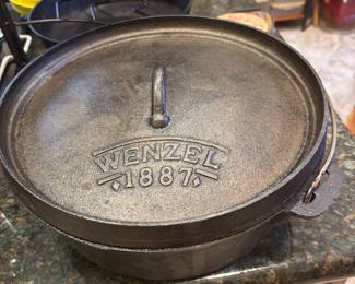 Wenzel 1887 Cast iron Dutch oven