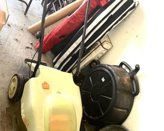 Battery powered lawn mower