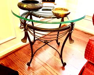Matching round side table