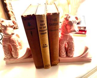 Vintage poodle bookends