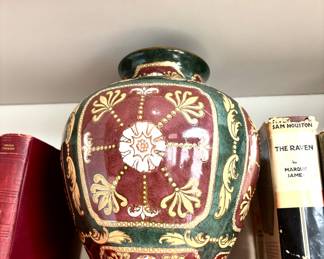 1990's ceramic medallion vase