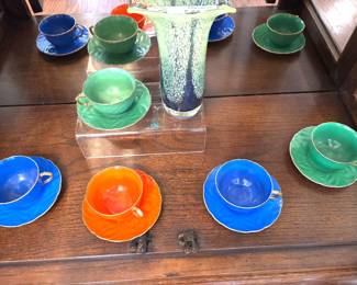 Vintage Japanese cups and saucers
