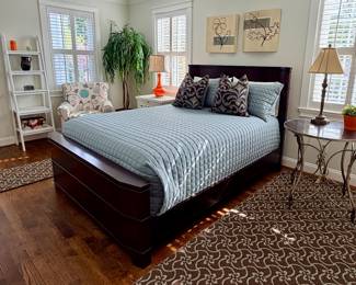 Platform Bed and bedroom suite