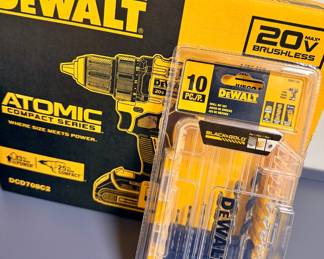 DeWalt Drill and bits
