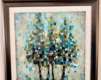 "Into the Blue" framed print by Wani Pasion