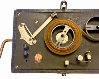 ANTIQUE CODE INSTRUCTOGRAPH TRAINER - Morse Code - 1 Tape