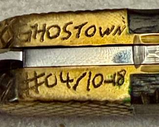 Rare Buck Knife 110 Ghoustown Edition #4