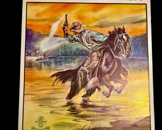 Vintage Smith & Wesson Advertising Poster 