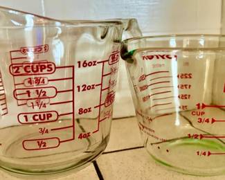 Pyrex Measuring Cups