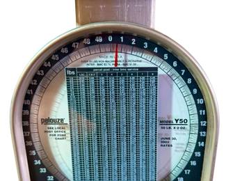 Pelouze Heavy-Duty Mechanical Package Scale, 50-Pound 