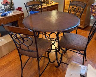 High-top table with 4 chairs