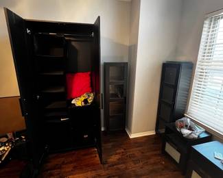 Contemporary bedroom wardrobe and other furniture pieces